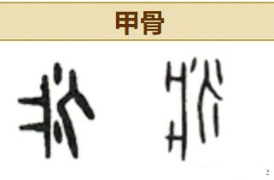 “疟”的甲骨文